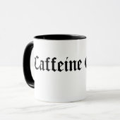 カフェインの女王のコーヒー・マグ マグカップ (正面左)