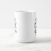 カフェインの女王15ozのマグ コーヒーマグカップ (中央)