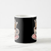 カフェインの女王 - コーヒーに戴冠 コーヒーマグカップ (中央)