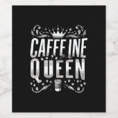 カフェインの女王 ワインラベル (シングルラベル)