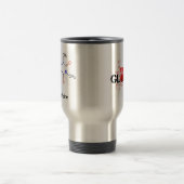 カフェインの常習しているマグ- caffeinomaniごとのTermos トラベルマグ (中央)