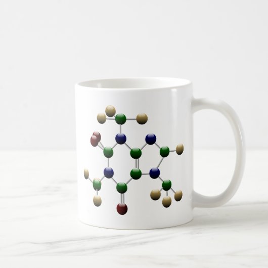 カフェインの朝食のマグ コーヒーマグカップ (右)