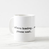 カフェインの積載お待ちマグカップ コーヒーマグカップ (正面左)