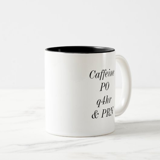 カフェインの規定のマグ ツートーンマグカップ (正面右)