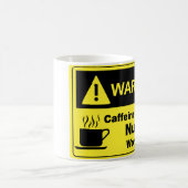 カフェインの警告のナース コーヒーマグカップ (中央)