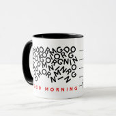 カフェインは左利きのコーヒー常習者のマグを-水平にします マグカップ (正面左)