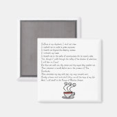 カフェインは私の羊飼いだ。私はしないよ… マグネット (正面/裏面)