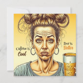 カフェインは良い、ビールは良い (正面)