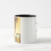 カフェインは良い、ビールは良い マグカップ (中央)