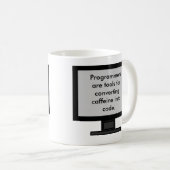 カフェインをコードMagに コーヒーマグカップ (正面右)