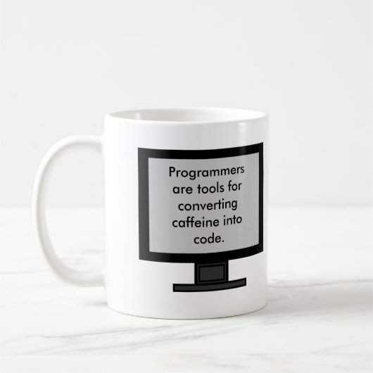 カフェインをコードMagに コーヒーマグカップ (左)