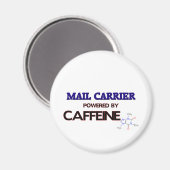 カフェインを使用した郵便運送業者 マグネット (正面/裏面)