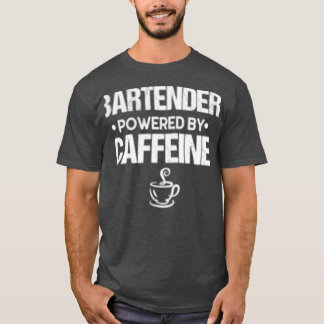 カフェインを利用したバーテンダー Tシャツ