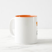 カフェインを利用した先生 ツートーンマグカップ (正面左)