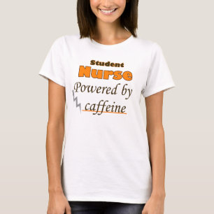 カフェインを利用した学生ナース Tシャツ