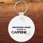 カフェインを利用した精神医学ナース キーホルダー (正面)
