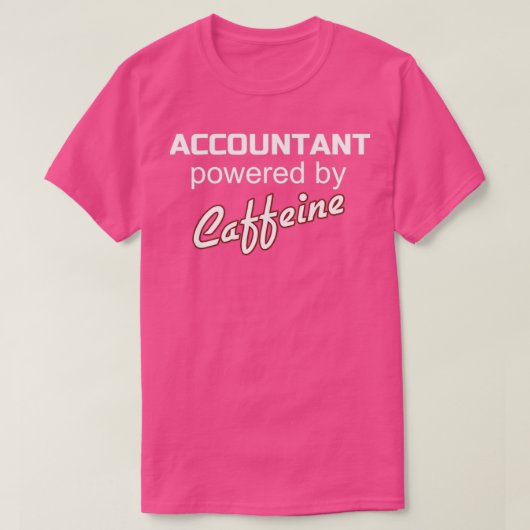 カフェインを動力とする会計士2 Tシャツ (デザイン正面)