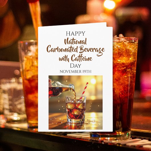 カフェインを含む飲料の日 | 11月19日 カード