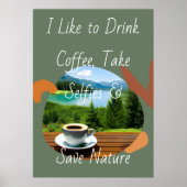 カフェインを摂取して、今をキャキャプチャーしよう！ ポスター (正面)