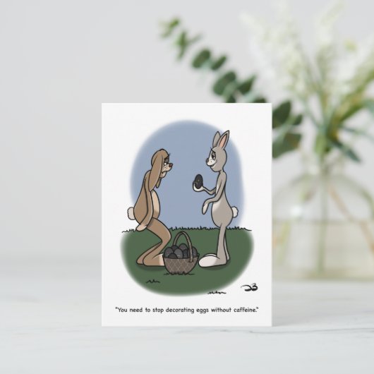カフェインイースターホリデーポストカード シーズンポストカード (スタンド正面)