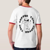 カフェインオーバーコーヒーTシャツ Tシャツ (裏面フル)