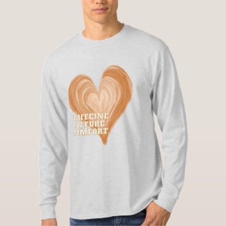 カフェインカルチャー快適パーカー | コーヒー中毒者 Tシャツ