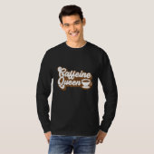 カフェインクイーンコーヒー Tシャツ (正面フル)