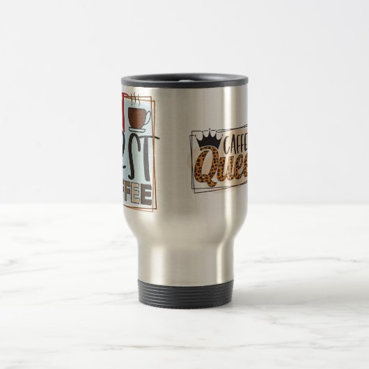 カフェインクイーン&しかしファーストコーヒー引用文 トラベルマグ (中央)