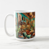 カフェインコロンボスリランカ コーヒーマグカップ (左)