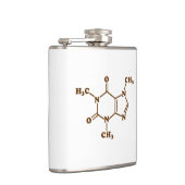 カフェインコーヒー分子化学式 フラスク (右)