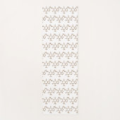 カフェインコーヒー分子化学式 ヨガマット (正面)