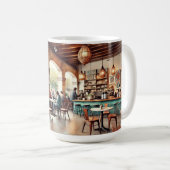 カフェインサンアントニオテキサス州 コーヒーマグカップ (正面右)