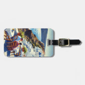 カフェインサントリーニ ラゲッジタグ (正面横)