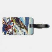 カフェインサントリーニ ラゲッジタグ (裏面横)