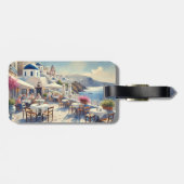 カフェインサントリーニ ラゲッジタグ (裏面横)