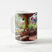 カフェインセドナアリゾナ コーヒーマグカップ (正面左)