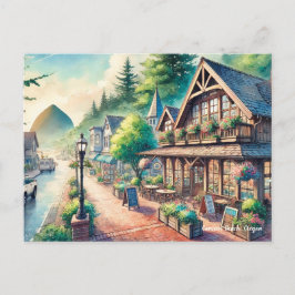 カフェインダウンタウンキャノンビーチオレゴン旅行 ポストカード