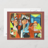 カフェインダボスbyエルンスト・ルートヴィヒ・キルヒナー ポストカード (正面/裏面)