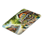 カフェインナッシュビルインディアナ マグネット (左側)