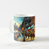 カフェインニューヨークブロンクス コーヒーマグカップ (正面左)