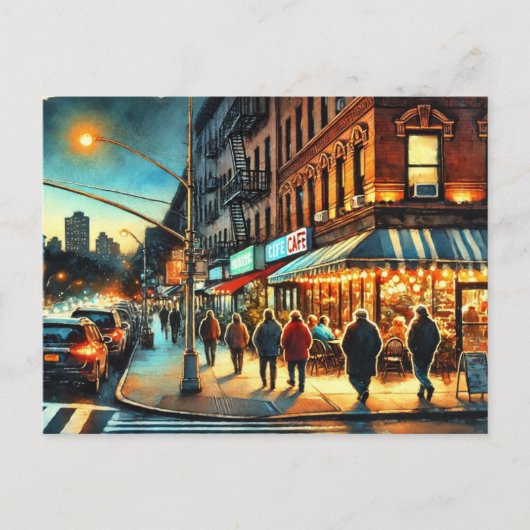 カフェインニューヨークブロンクス ポストカード (正面)