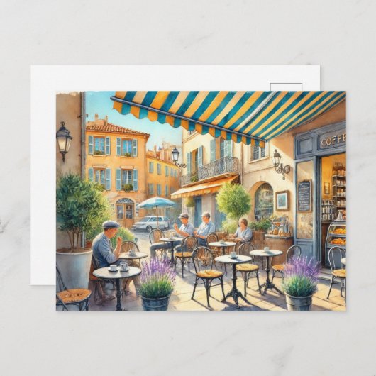 カフェインニースフランスマグ ポストカード (正面/裏面)