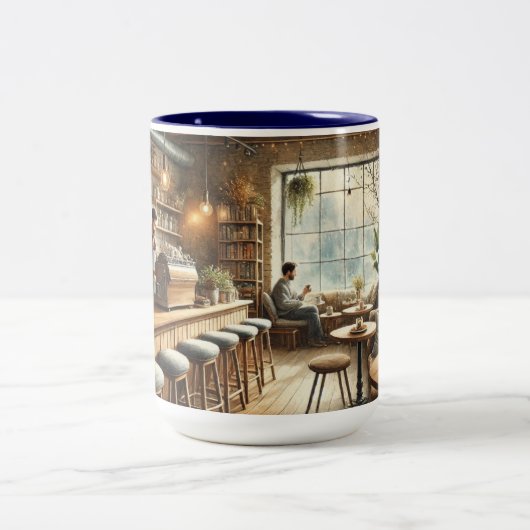 カフェインバンクーバーマグ ツートーンマグカップ (中央)