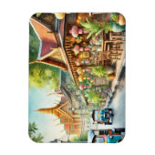 カフェインバンコクタイランドグランドパレス マグネット (縦)