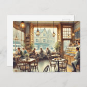 カフェインバーグスコットランドウォーター絵を描カラー ポストカード (正面/裏面)