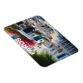 カフェインパロスギリシャ旅行 マグネット (右側)