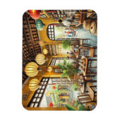 カフェインホイアンVietnam Water Color 絵を描's マグネット (縦)