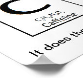 カフェインポスター ポスター (角)