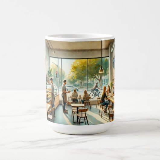 カフェインマウンテンビューカリフォルニアマグ コーヒーマグカップ (中央)