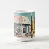 カフェインマルファテキサス州 コーヒーマグカップ (中央)